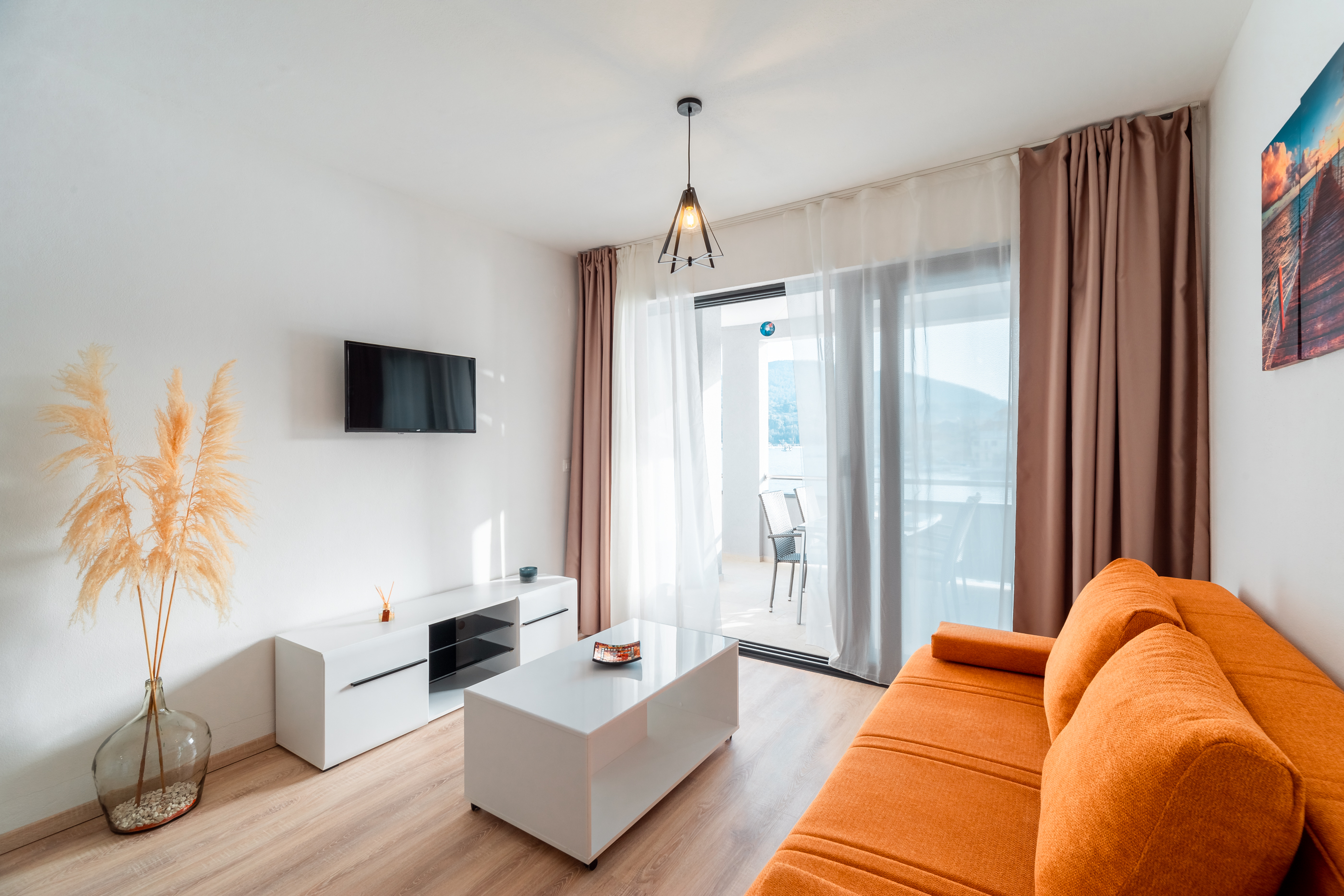 Modern holiday apartment interior in Vela Luka Korčula