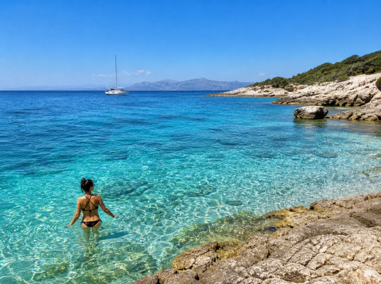 Proizd beach and boat trips from Vela Luka Korčula